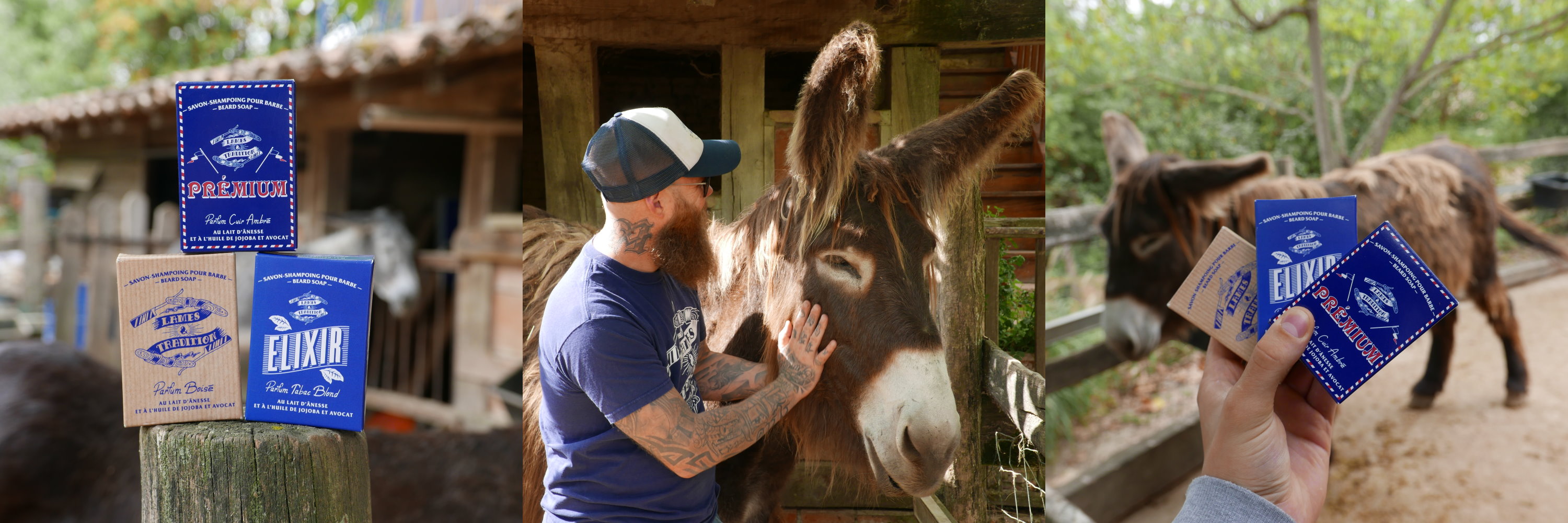 beard soaps production donkey milk